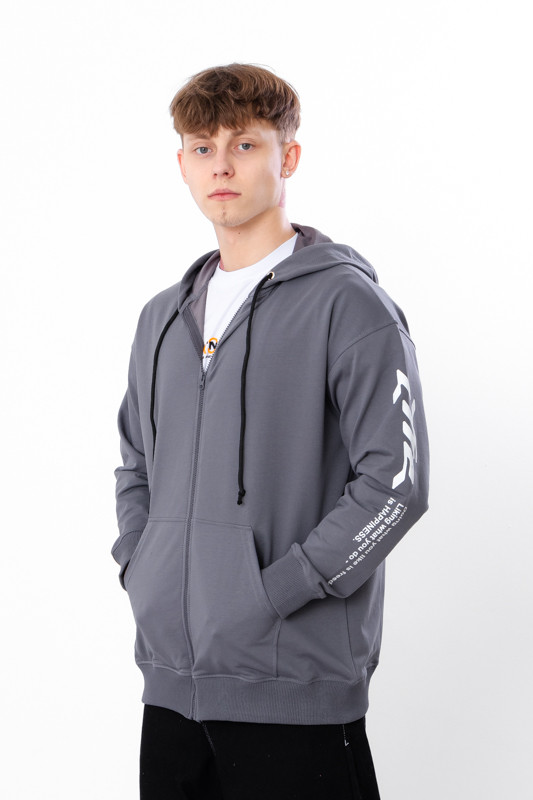 Zip-худі для чоловіків (оверсайз)